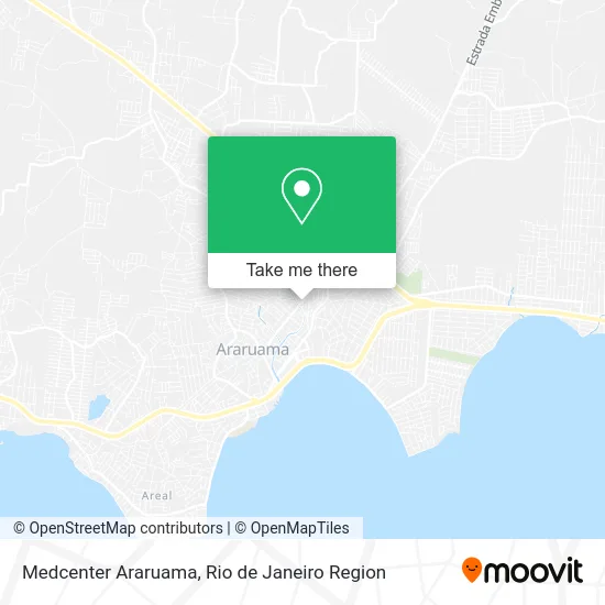 Medcenter Araruama map