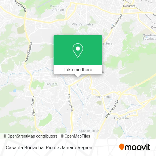 Casa da Borracha map