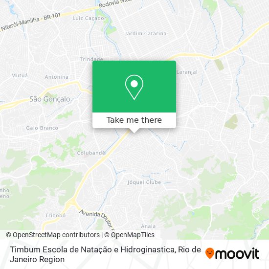 Timbum Escola de Natação e Hidroginastica map