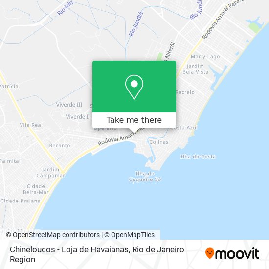 Chineloucos - Loja de Havaianas map