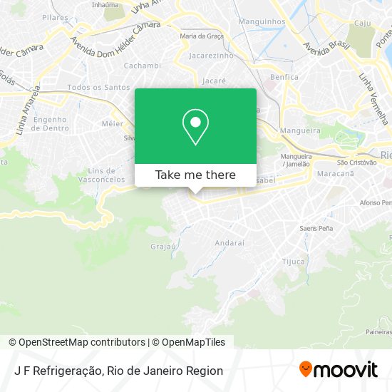 J F Refrigeração map