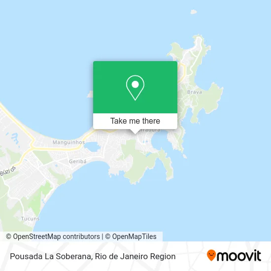 Pousada La Soberana map