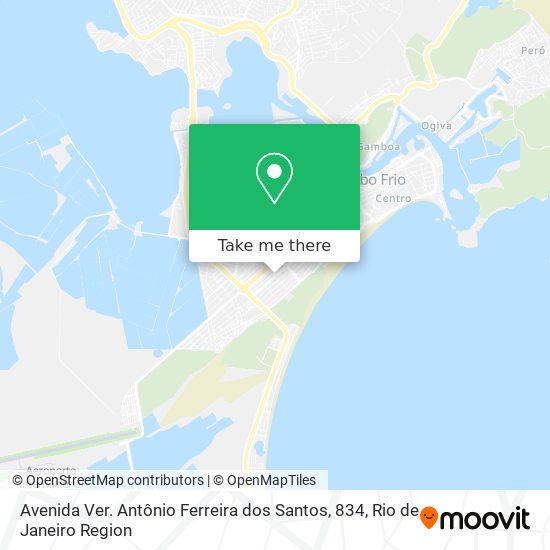 Avenida Ver. Antônio Ferreira dos Santos, 834 map
