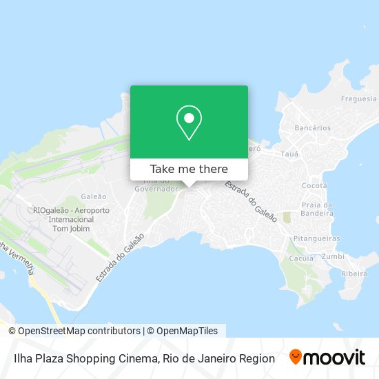 Mapa Ilha Plaza Shopping Cinema