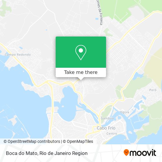 Boca do Mato map