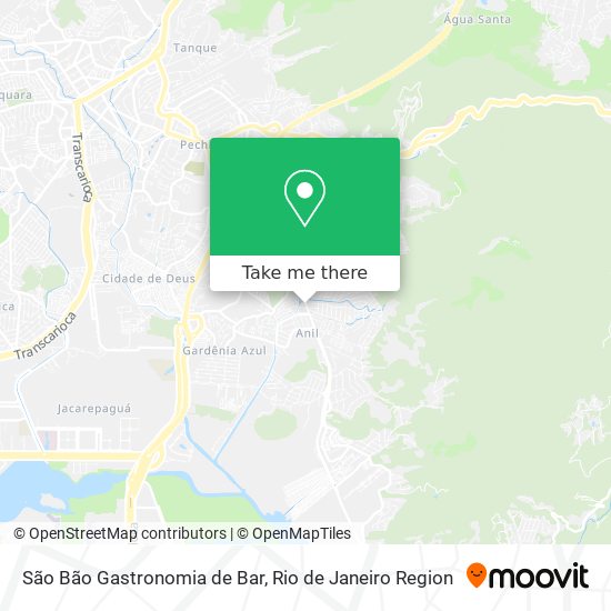 São Bão Gastronomia de Bar map