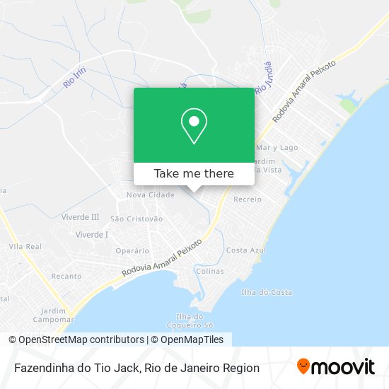 Fazendinha do Tio Jack map