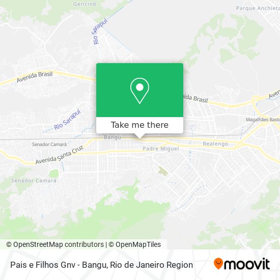 Pais e Filhos Gnv - Bangu map