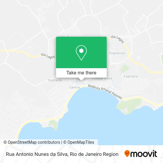 Rua Antonio Nunes da Silva map