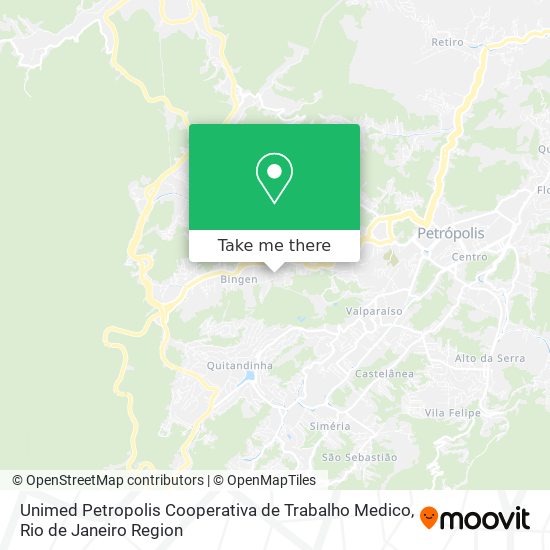 Unimed Petropolis Cooperativa de Trabalho Medico map