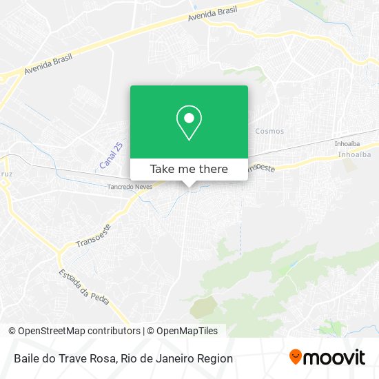 Baile do Trave Rosa map