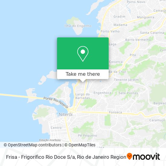 Frisa - Frigorífico Rio Doce S / a map