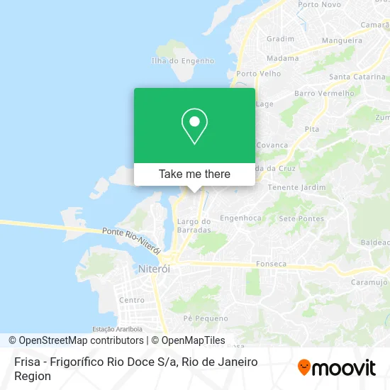 Frisa - Frigorífico Rio Doce S / a map