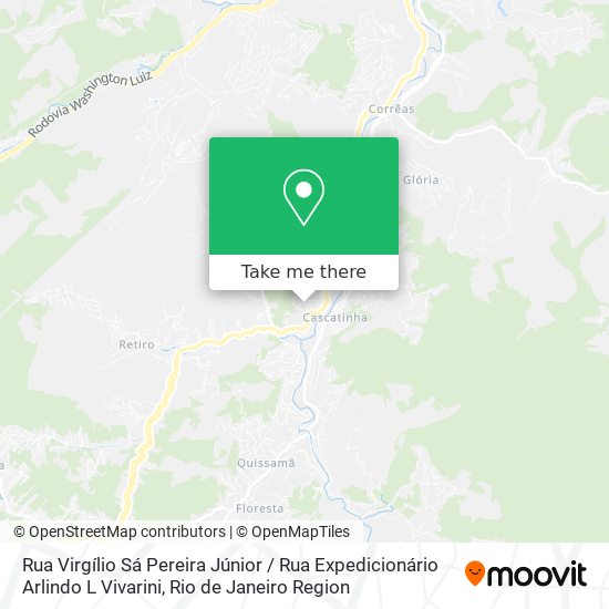 Mapa Rua Virgílio Sá Pereira Júnior / Rua Expedicionário Arlindo L Vivarini
