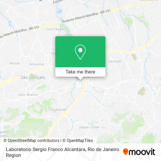 Laboratorio Sergio Franco Alcantara map