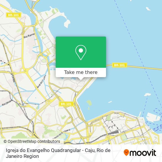 Igreja do Evangelho Quadrangular - Caju map