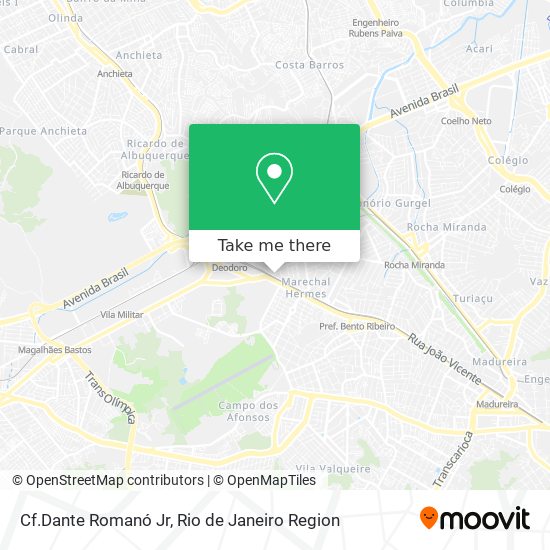 Cf.Dante Romanó Jr map