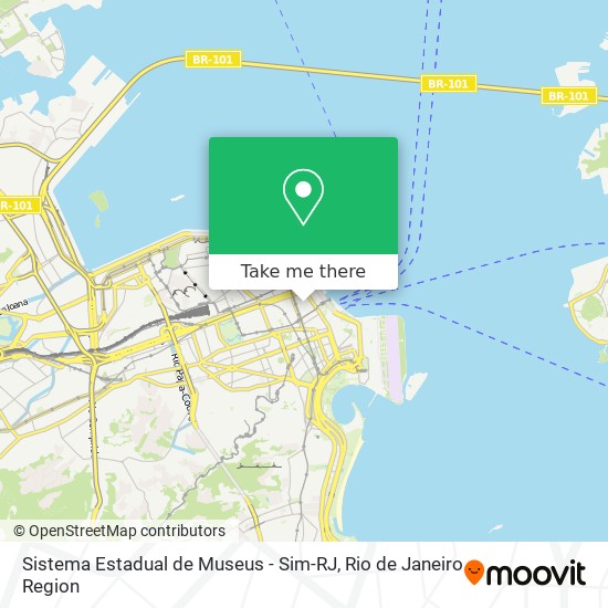 Mapa Sistema Estadual de Museus - Sim-RJ