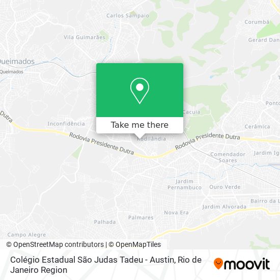 Colégio Estadual São Judas Tadeu - Austin map