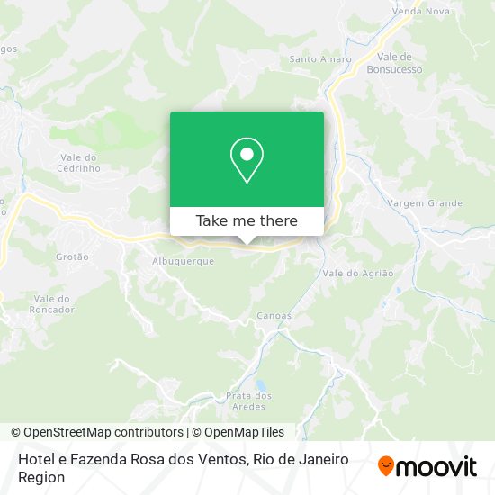 Hotel e Fazenda Rosa dos Ventos map