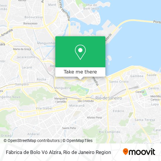 Fábrica de Bolo Vó Alzira map