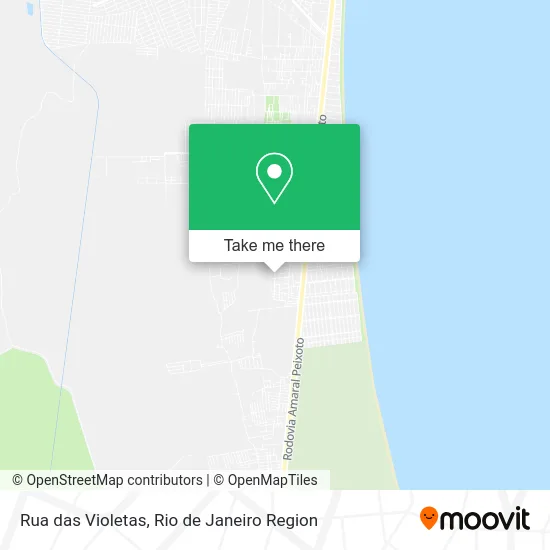 Rua das Violetas map