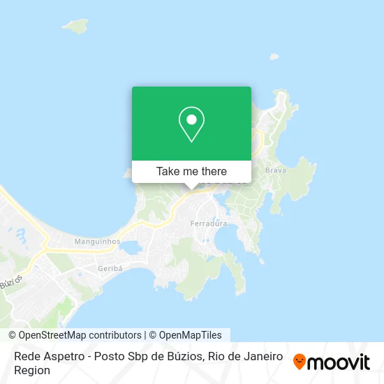 Rede Aspetro - Posto Sbp de Búzios map