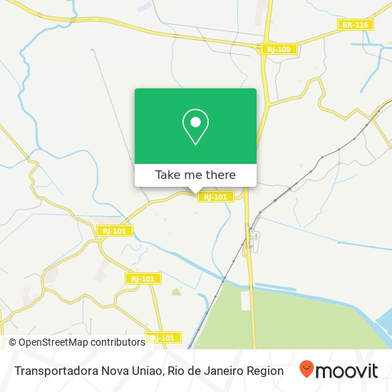 Transportadora Nova Uniao map