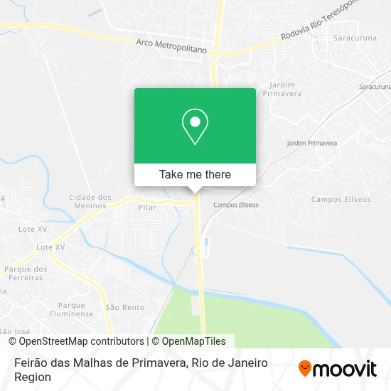 Feirão das Malhas de Primavera map