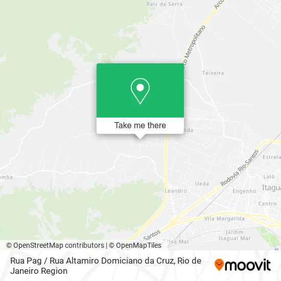 Rua Pag / Rua Altamiro Domiciano da Cruz map