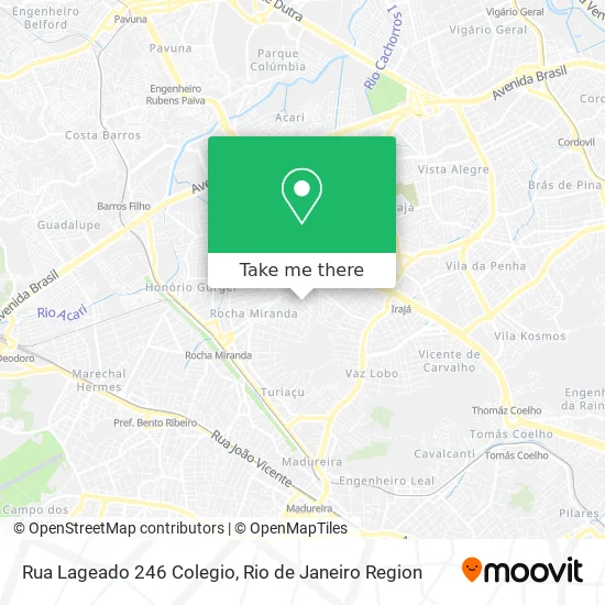Rua Lageado 246 Colegio map
