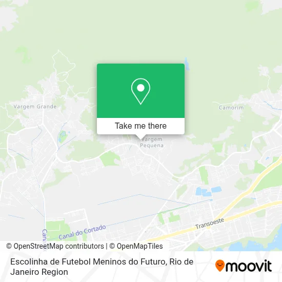 Escolinha de Futebol Meninos do Futuro map