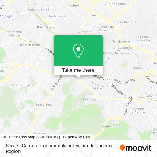 Serae - Cursos Profissionalizantes map