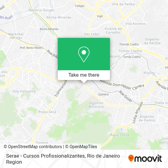 Serae - Cursos Profissionalizantes map