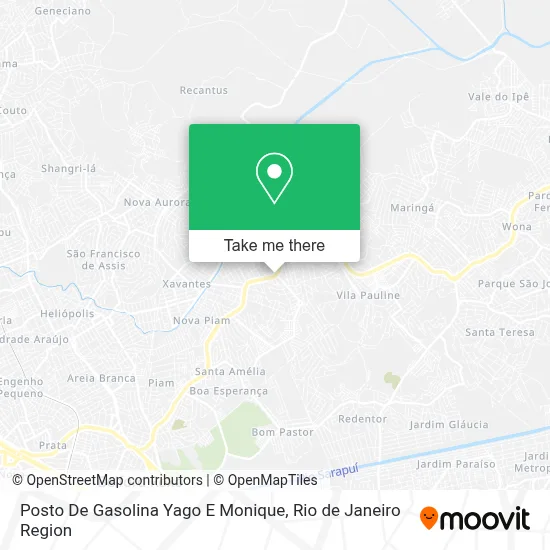 Posto De Gasolina Yago E Monique map
