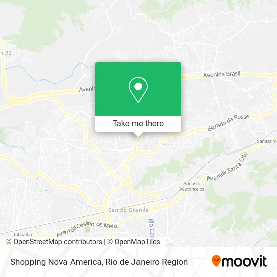 Shopping Nova America map