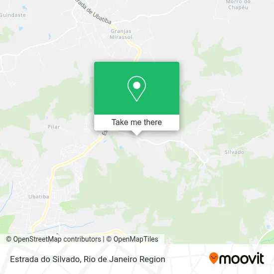 Estrada do Silvado map