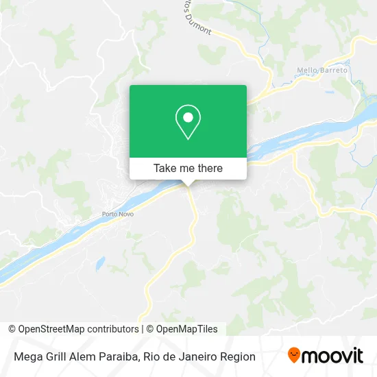Mega Grill Alem Paraiba map
