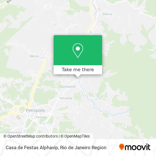 Casa de Festas Alphavip map