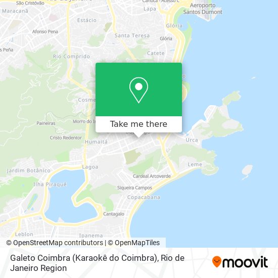 Mapa Galeto Coimbra (Karaokê do Coimbra)
