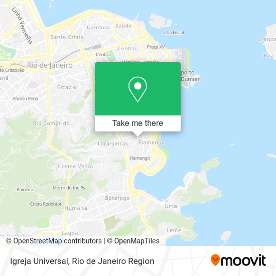 Igreja Universal map