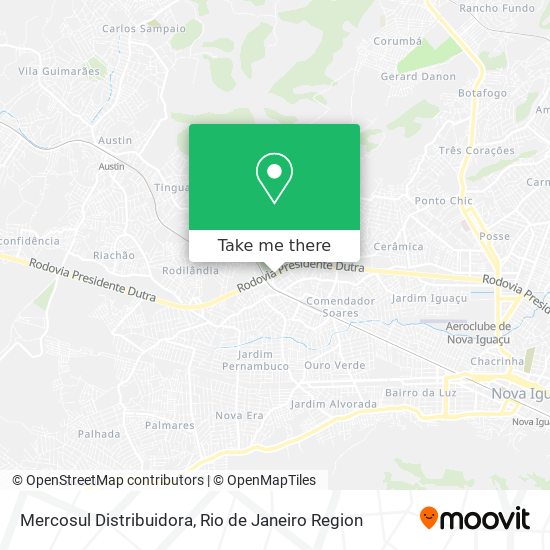 Mercosul Distribuidora map
