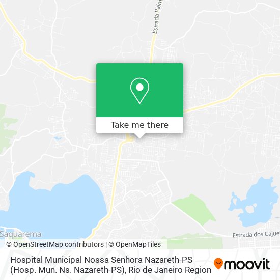 Hospital Municipal Nossa Senhora Nazareth-PS (Hosp. Mun. Ns. Nazareth-PS) map