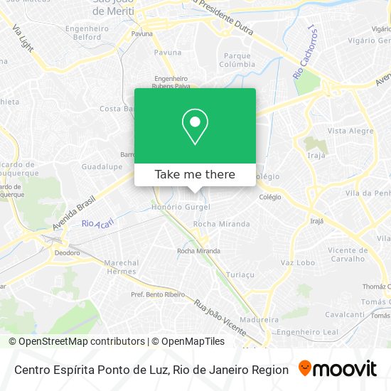 Centro Espírita Ponto de Luz map