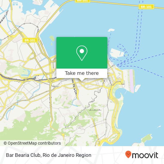 Mapa Bar Bearia Club