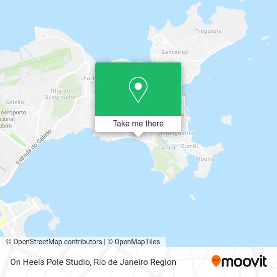 On Heels Pole Studio map