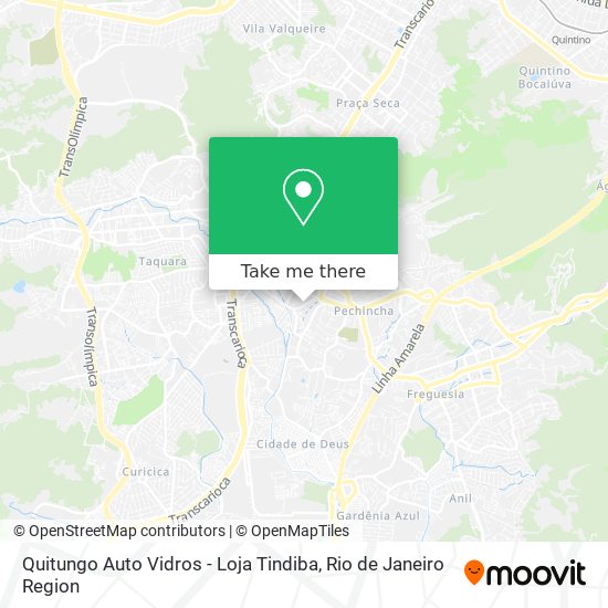 Mapa Quitungo Auto Vidros - Loja Tindiba