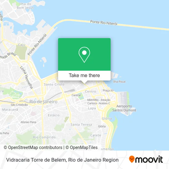 Vidracaria Torre de Belem map
