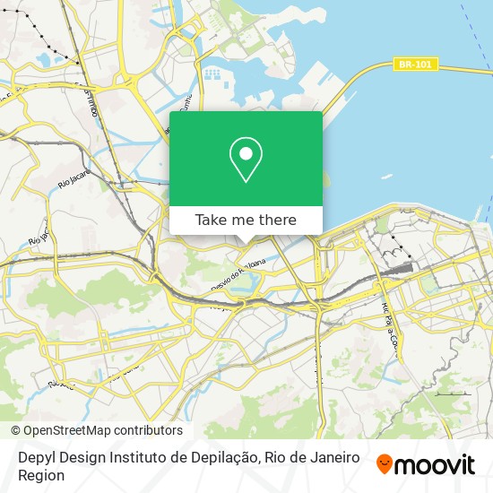 Depyl Design Instituto de Depilação map