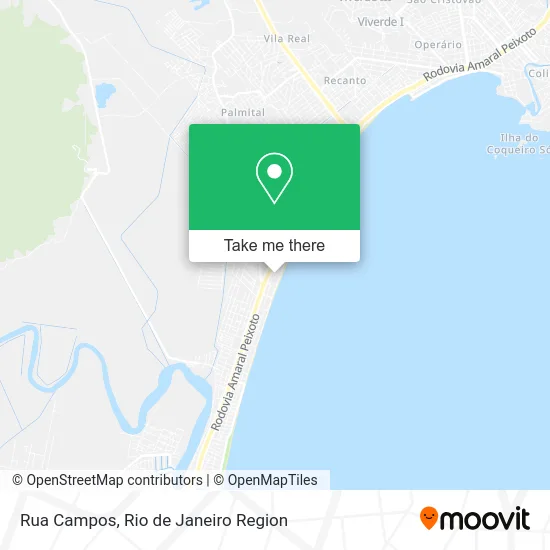Rua Campos map